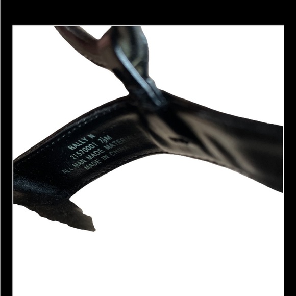 2/$30 Naturalizer Pump Heels Sandal Dress Shoes Women's 7.5 Black Comfort EUC - Picture 4 of 8